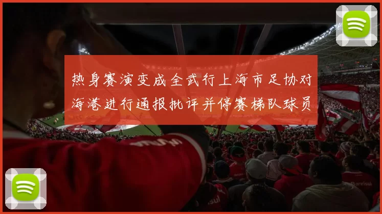 热身赛演变成全武行上海市足协对海港进行通报批评并停赛梯队球员四场